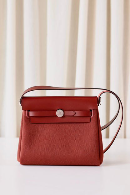 Hermes Herbag 20 Rouge H
