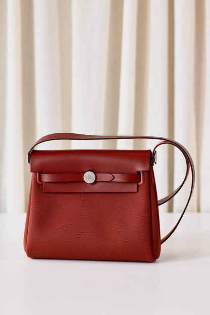 Hermes Herbag 20 Rouge H