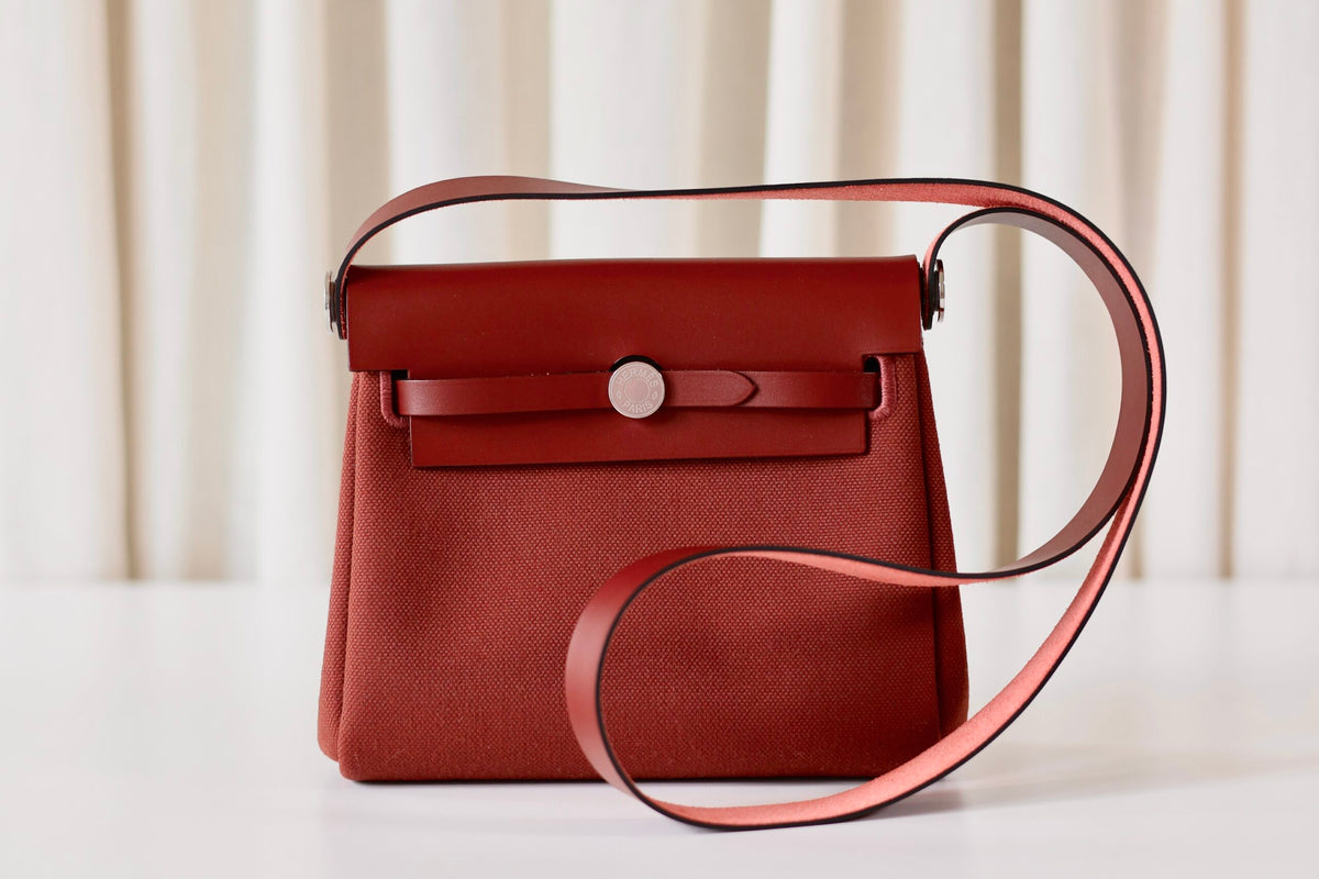 Hermes Herbag 20 Rouge H