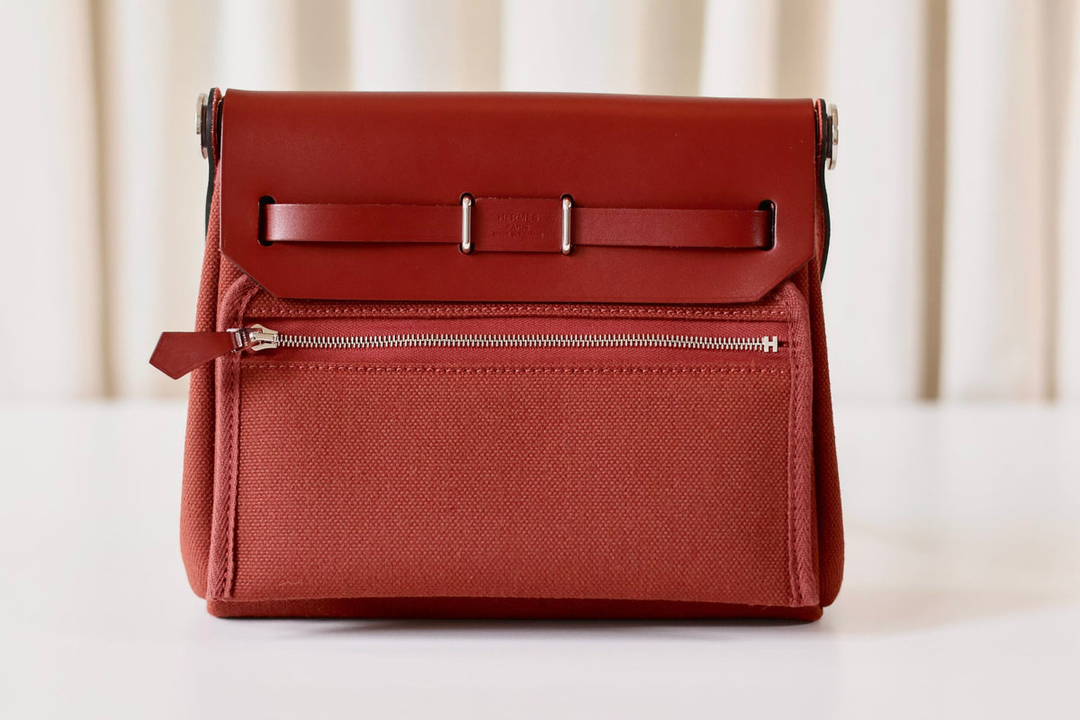 Hermes Herbag 20 Rouge H