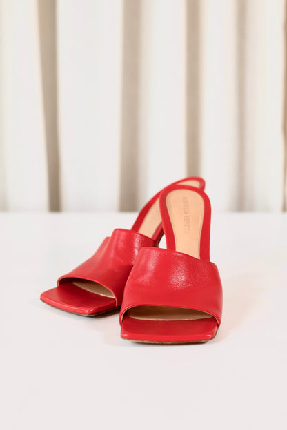 Bottega Veneta Heels Red