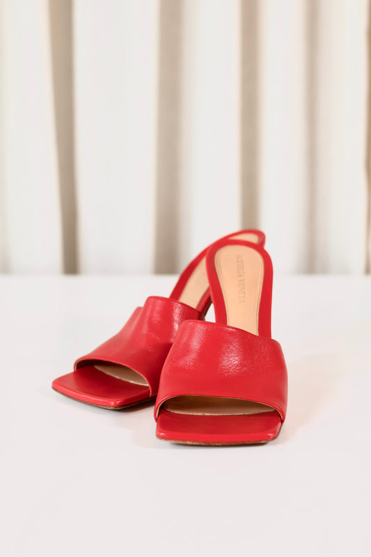 Bottega Veneta Heels Red