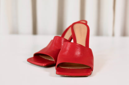Bottega Veneta Heels Red
