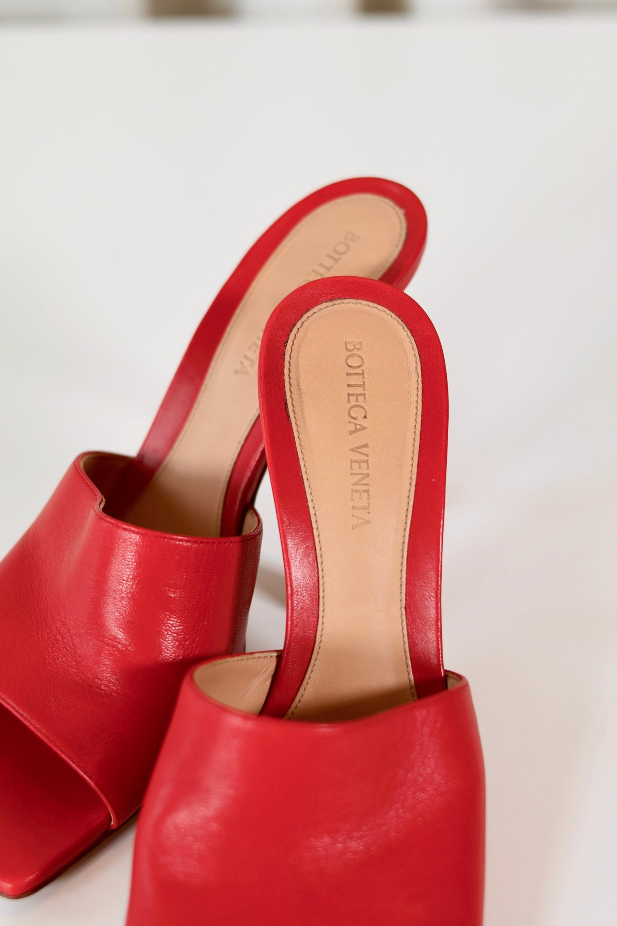Bottega Veneta Heels Red
