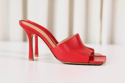 Bottega Veneta Heels Red