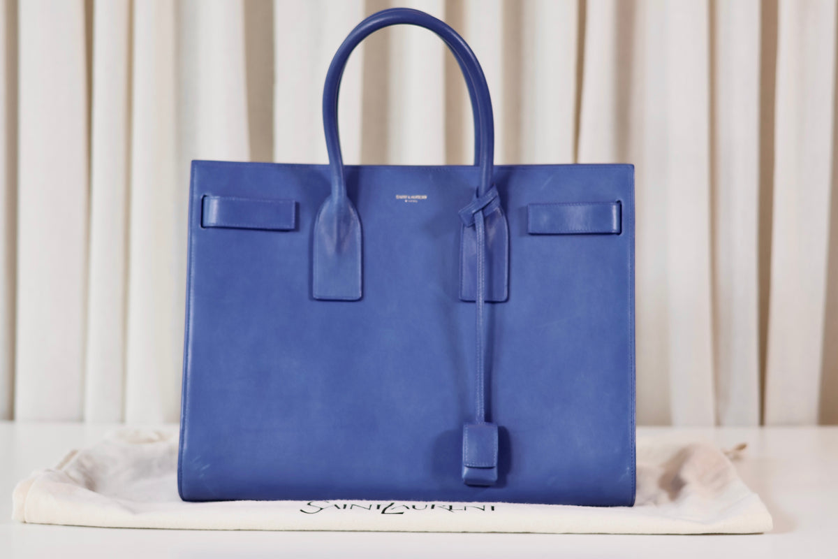 Saint Laurent Sac Du Jour Blue