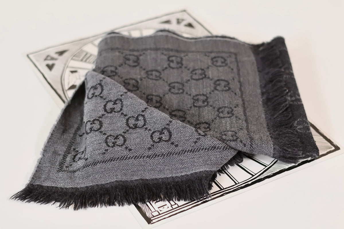 Gucci GG Scarf Grey