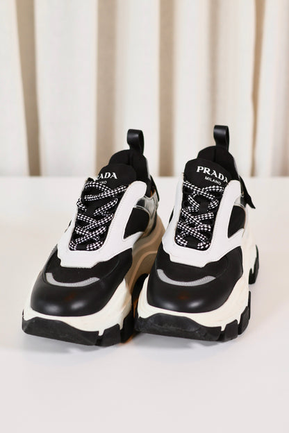 Prada Black & White Sneakers