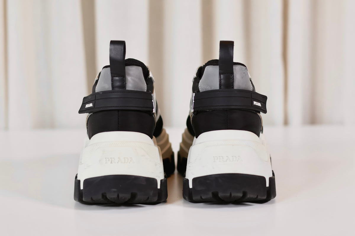 Prada Black & White Sneakers