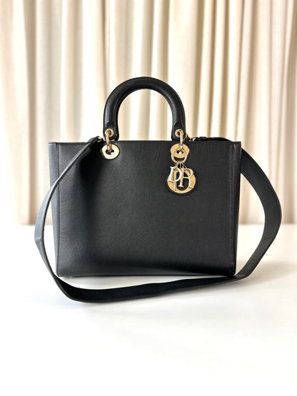 Lady Dior large black