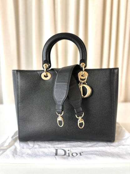 Lady Dior large black