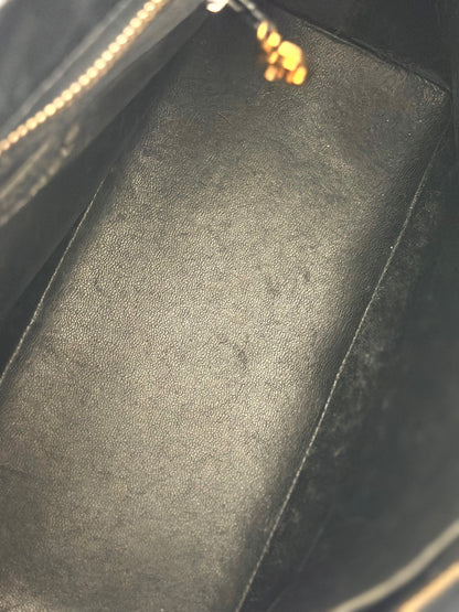 Chanel medallion bag black