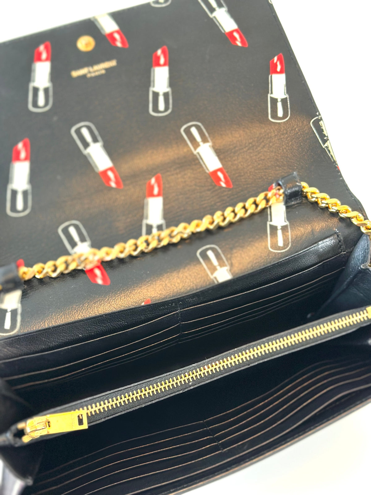 Saint Laurent lipstick bag