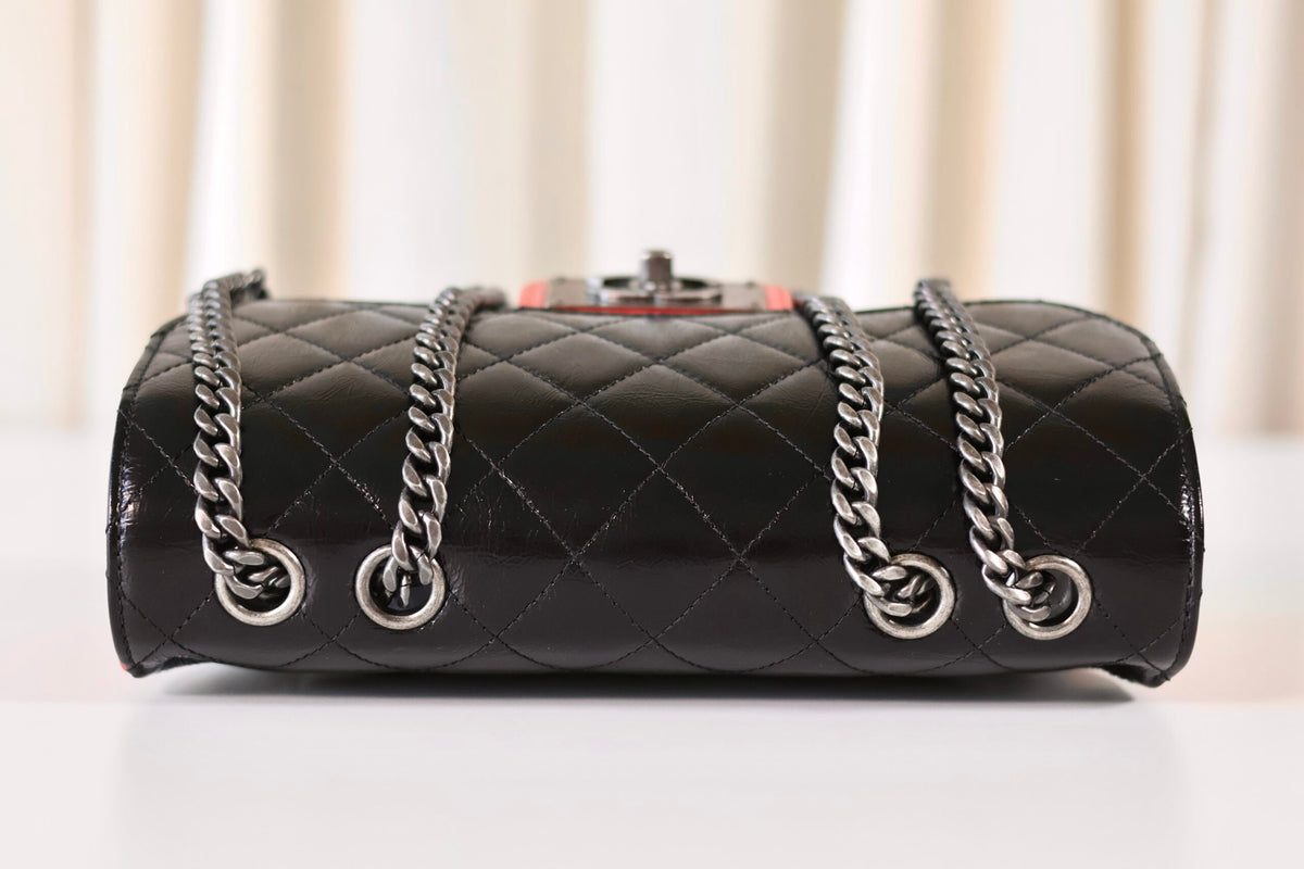 Chanel single flap bag Tricolor