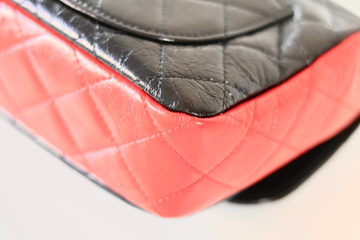 Chanel single flap bag Tricolor