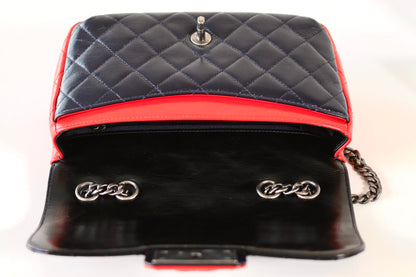 Chanel single flap bag Tricolor