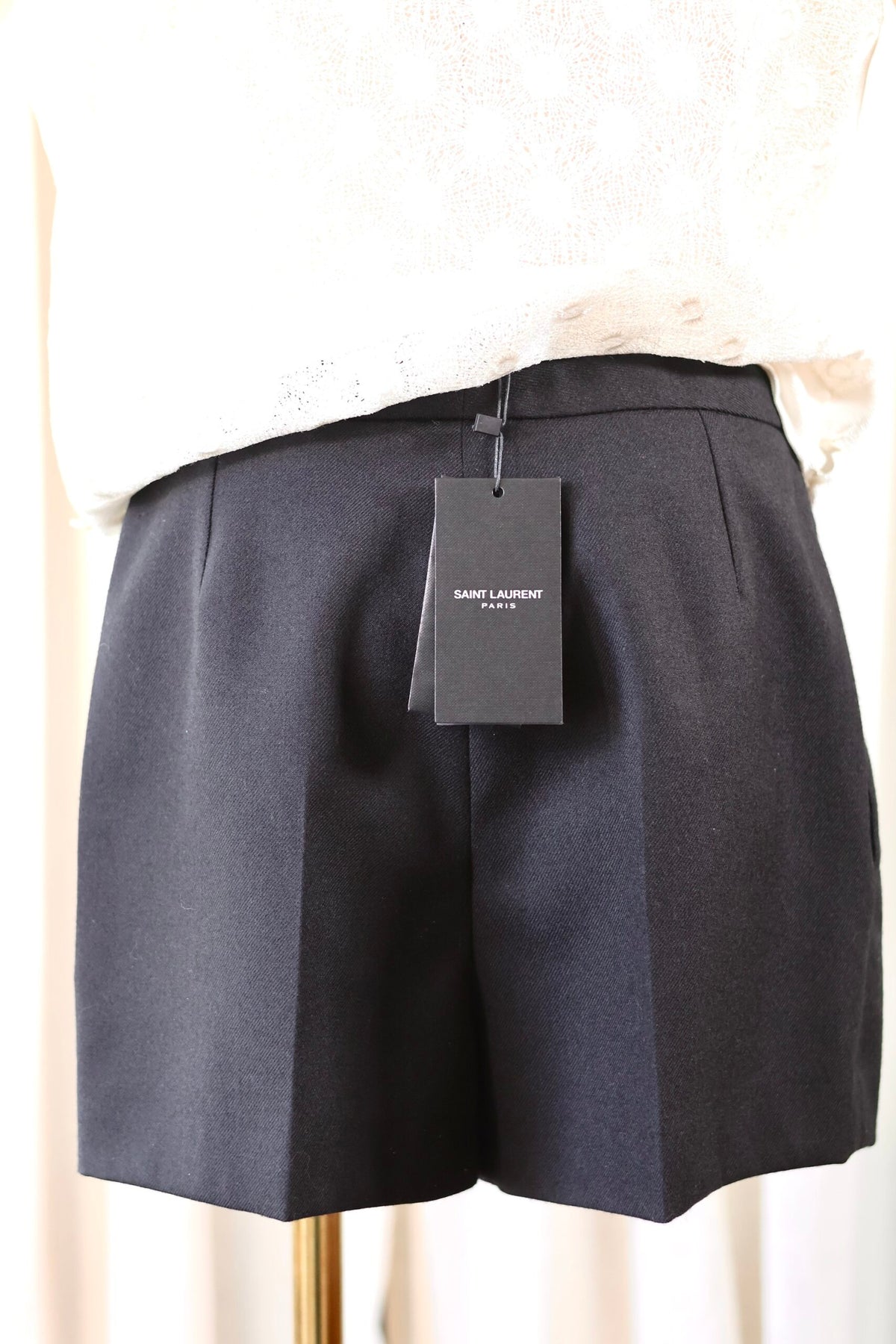 Saint Laurent black short