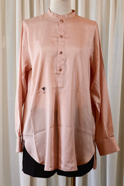 Christian Dior silk blouse light pink