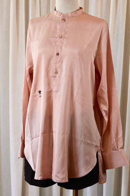Christian Dior silk blouse light pink