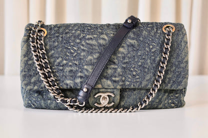 Chanel Denim single flap bag