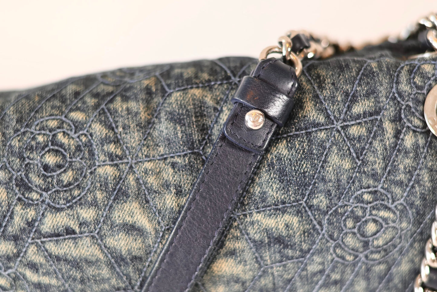 Chanel Denim single flap bag