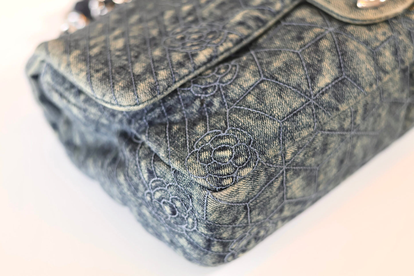 Chanel Denim single flap bag
