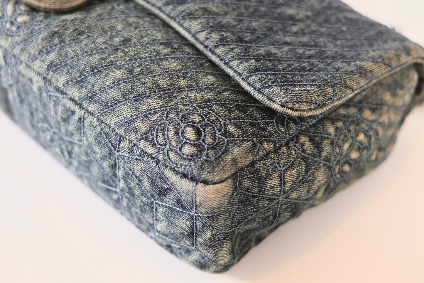 Chanel Denim single flap bag