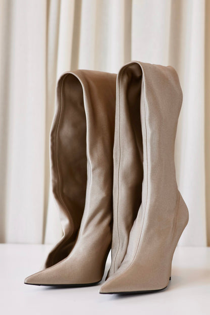 Balenciaga heels beige