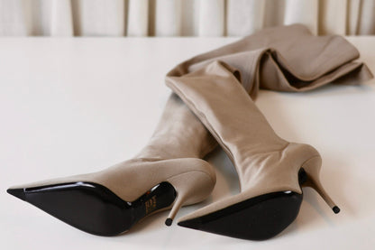 Balenciaga heels beige