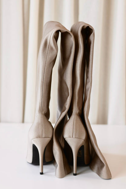 Balenciaga heels beige