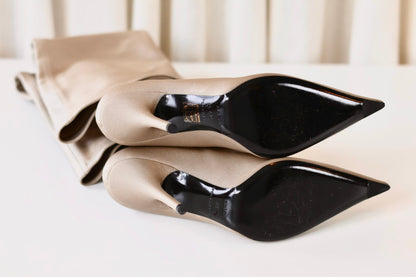 Balenciaga heels beige