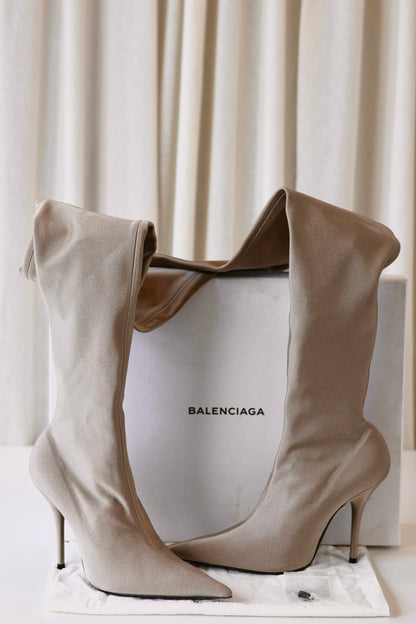 Balenciaga heels beige