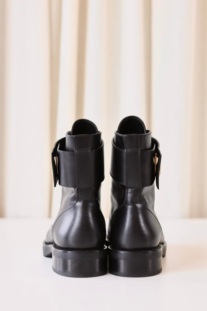Louis Vuitton black LV boots