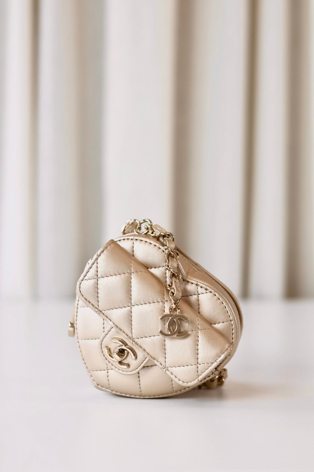 Rare Chanel heart bag waist/crossbody bag