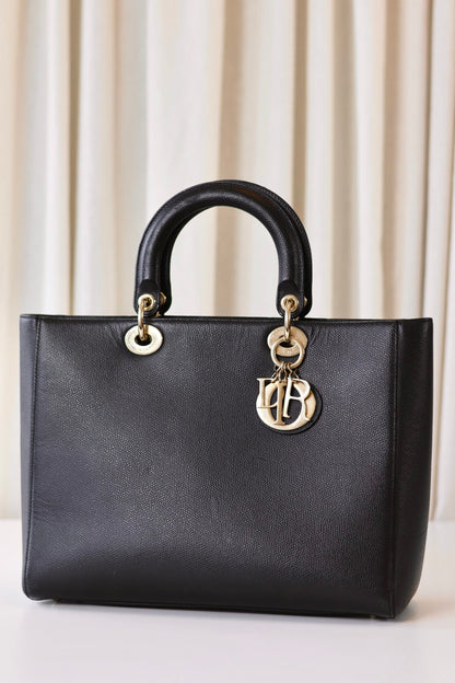 Lady Dior large black