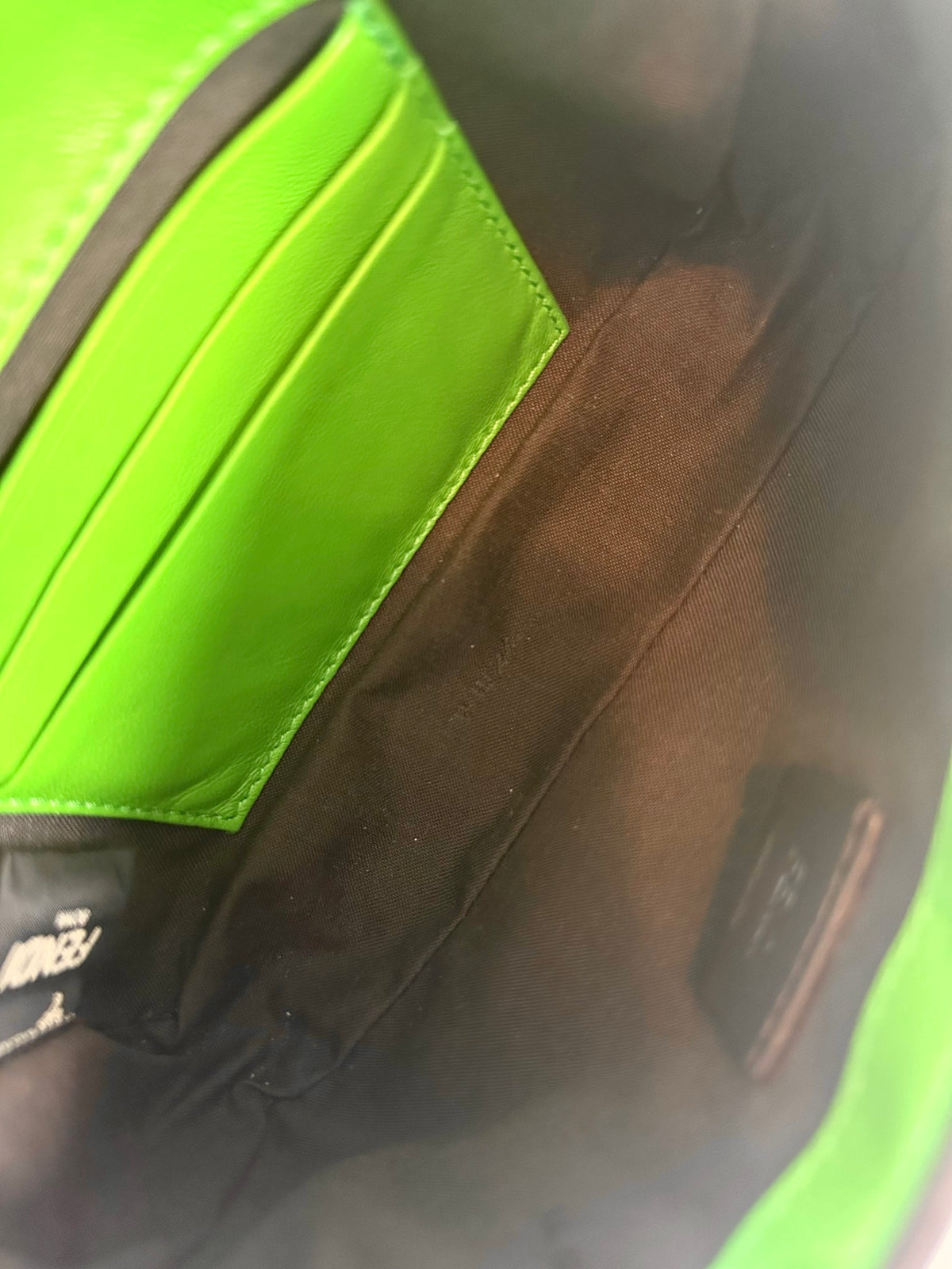 Fendi baquette mini green