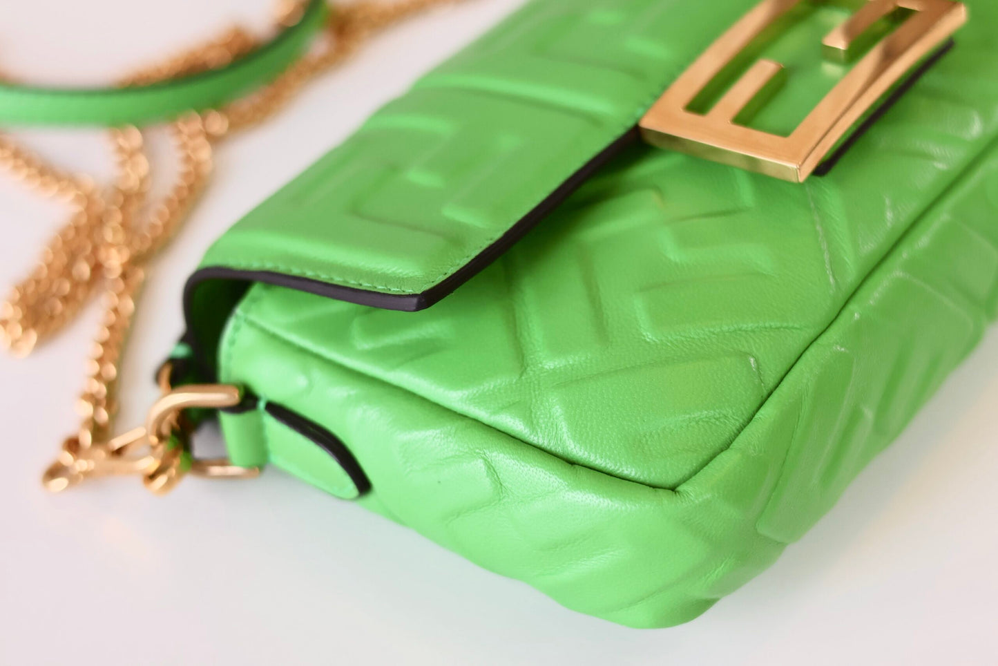 Fendi baquette mini green