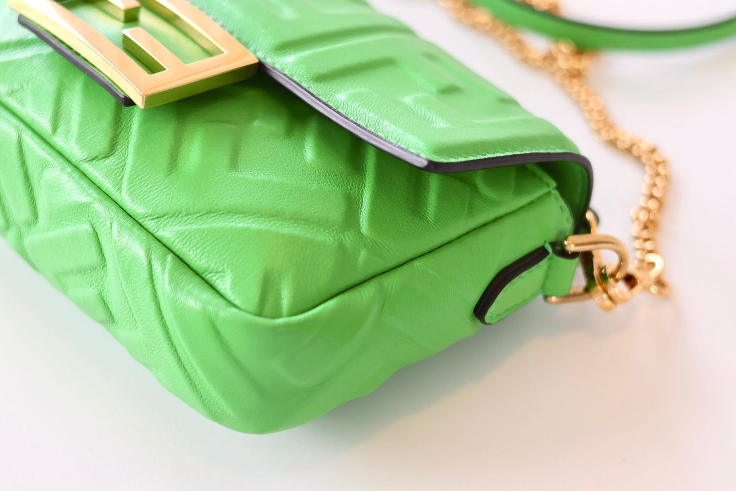 Fendi baquette mini green