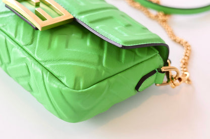 Fendi baquette mini green
