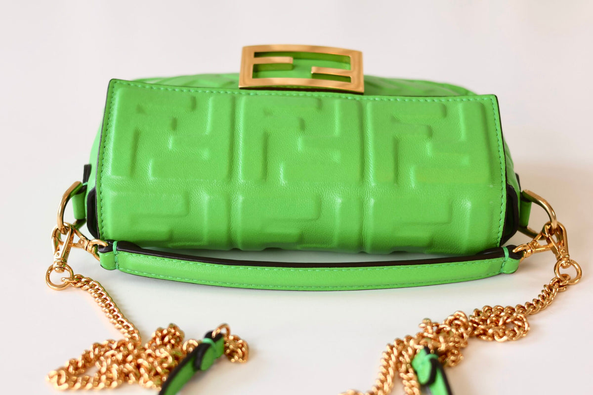 Fendi baquette mini green