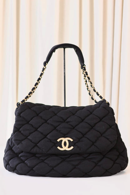 Chanel fabric shoulder bag