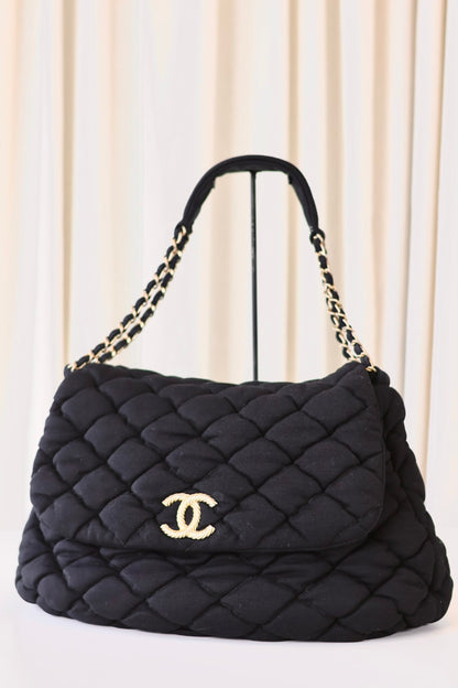 Chanel fabric shoulder bag