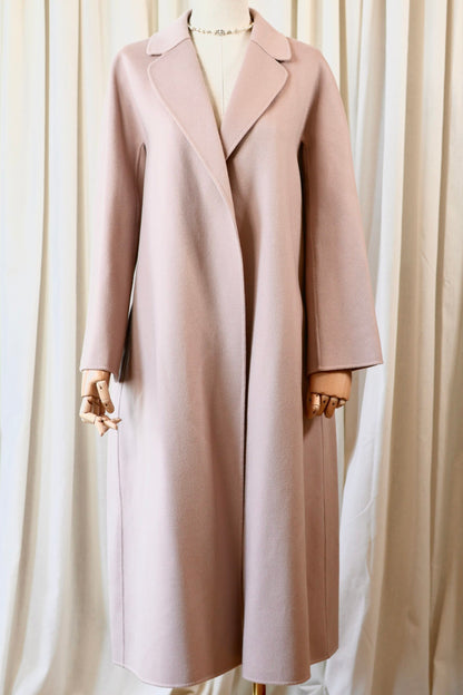 Max Mara cucito a mano coat old rose