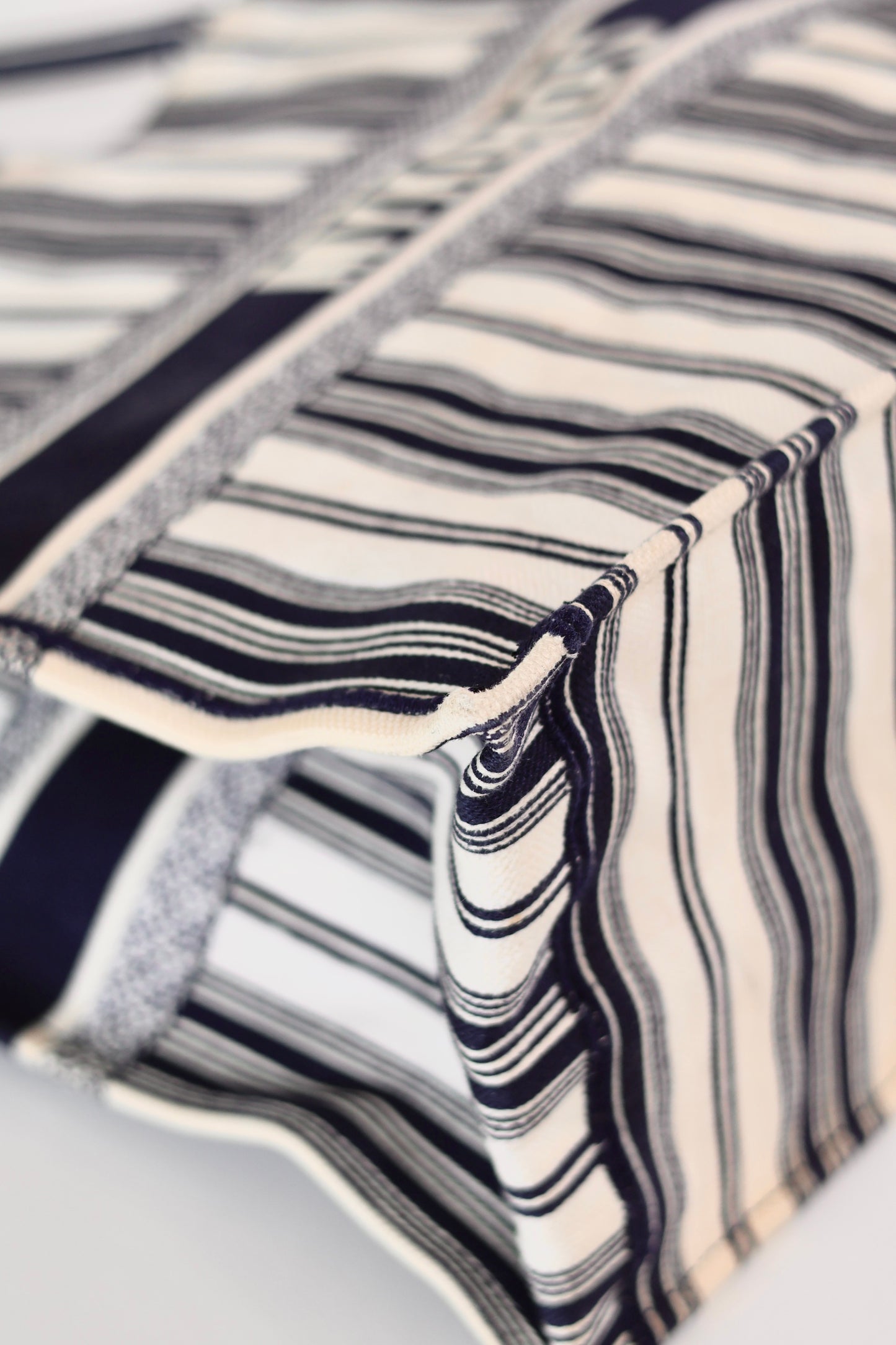 Dior booktote Navy white