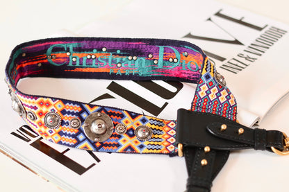 Dior strap navy orange