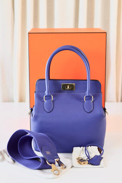 Hermes Toolbox 20 Blue Electrique