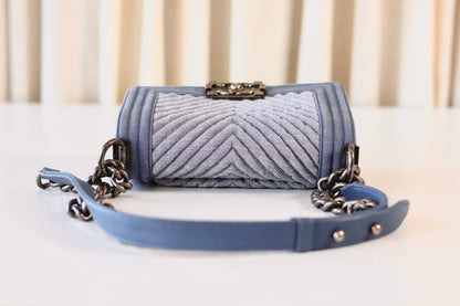 Chanel boy bag denim small