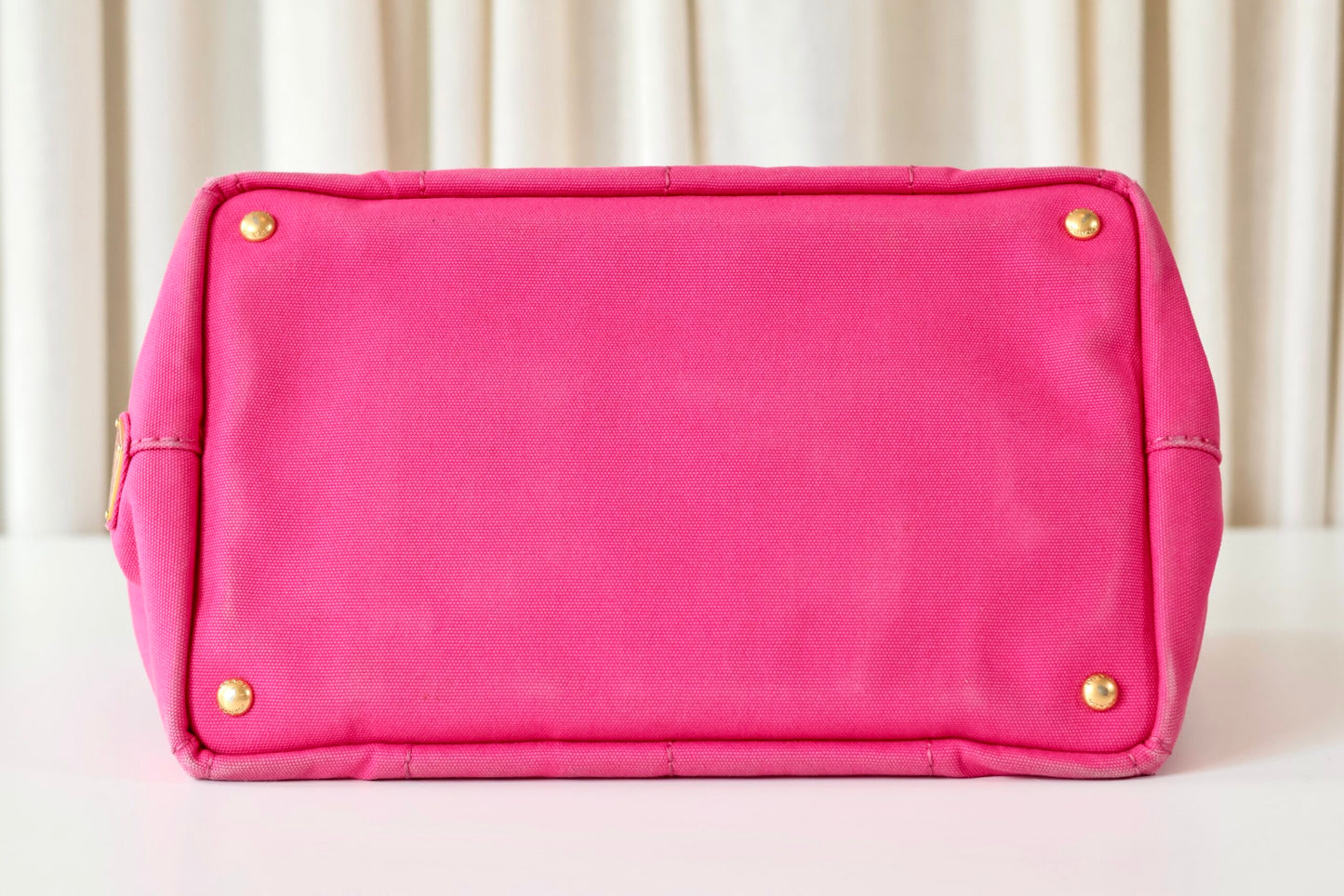 Prada pink tote bag