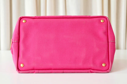 Prada pink tote bag