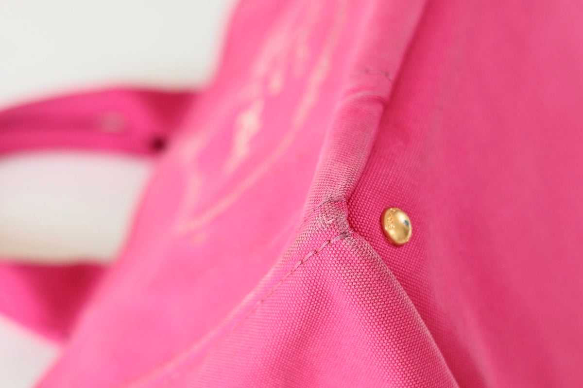 Prada pink tote bag